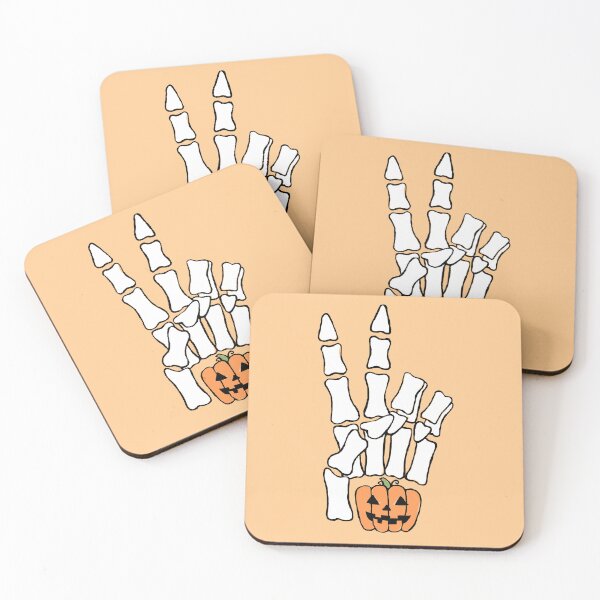 Item preview, Halloween Skeleton Peace Sign  designed and sold by vron615.