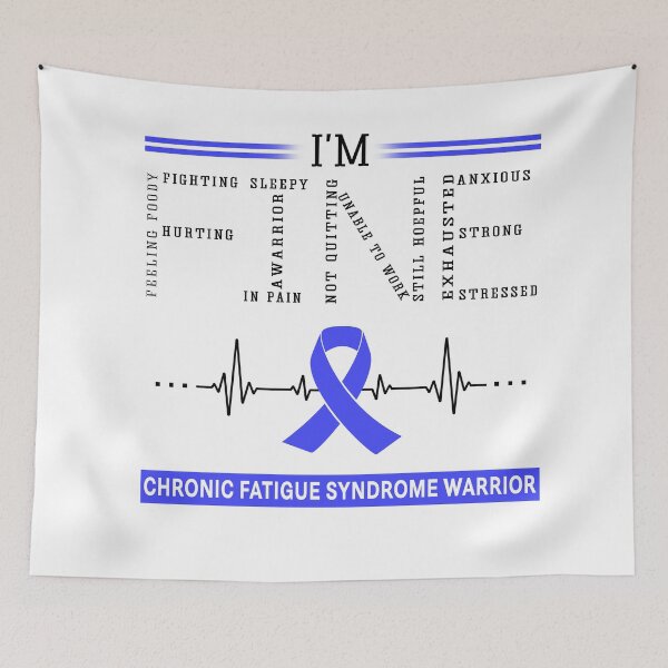 Item preview, I'm Fine Chronic Fatigue Syndrome Warrior Support Chronic Fatigue Syndrome Awareness Gifts designed and sold by rechardtee.
