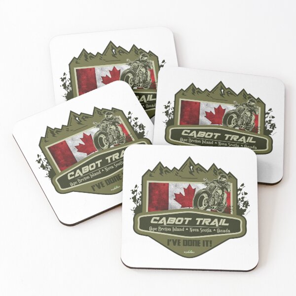 Item preview, Cabot Trail Cape Breton Island Nova Scotia Canada Motorcycle Ive Done It! Sticker T-shirt 01 designed and sold by OuterShellUK.