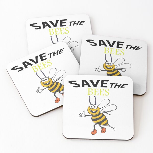 Item preview, Save the bees shits, save the bees phone cases, save the bees hats, save the bees shower curtain, save the bees backpack  designed and sold by Poussyarts.