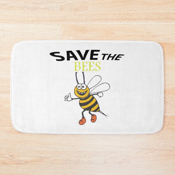 Item preview, Save the bees shits, save the bees phone cases, save the bees hats, save the bees shower curtain, save the bees backpack  designed and sold by Poussyarts.