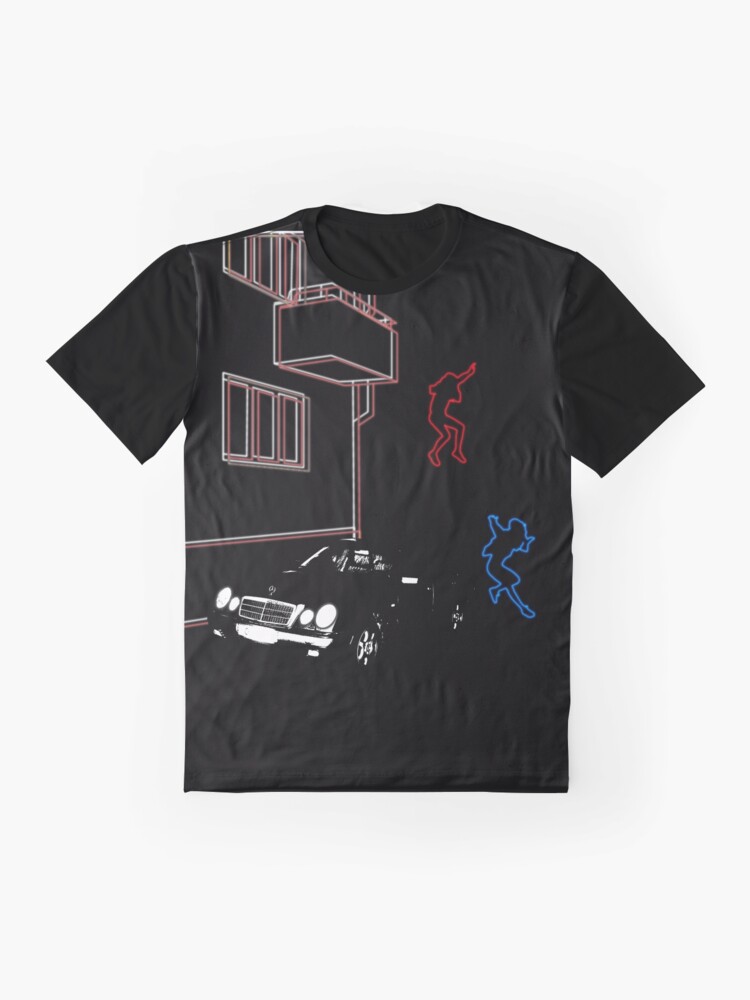 Alternate view of Science Fiction Neon Blur Graphic T-Shirt
