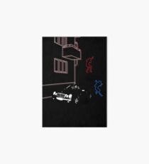 Science Fiction Neon Blur Art Board