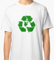 Earth Day Recycle Wiederverwendung Reduziert das Design Classic T-Shirt