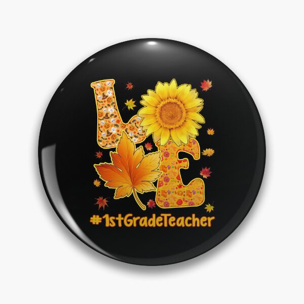 Item preview, Love Halloween Autumn 1st Grade Teacher funny cute fall thanksgiving pumpkin school designed and sold by elizabethdawnn.