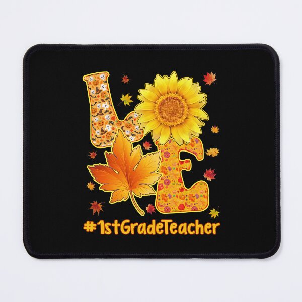 Item preview, Love Halloween Autumn 1st Grade Teacher funny cute fall thanksgiving pumpkin school designed and sold by elizabethdawnn.