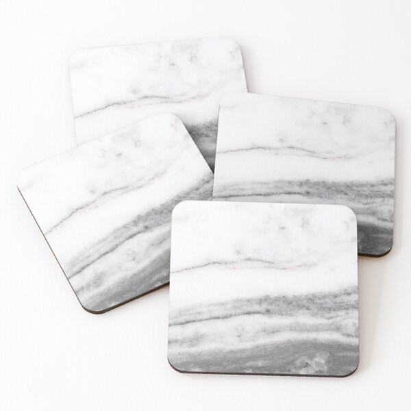 Item preview, White and Gray Marble designed and sold by KellysComColors.