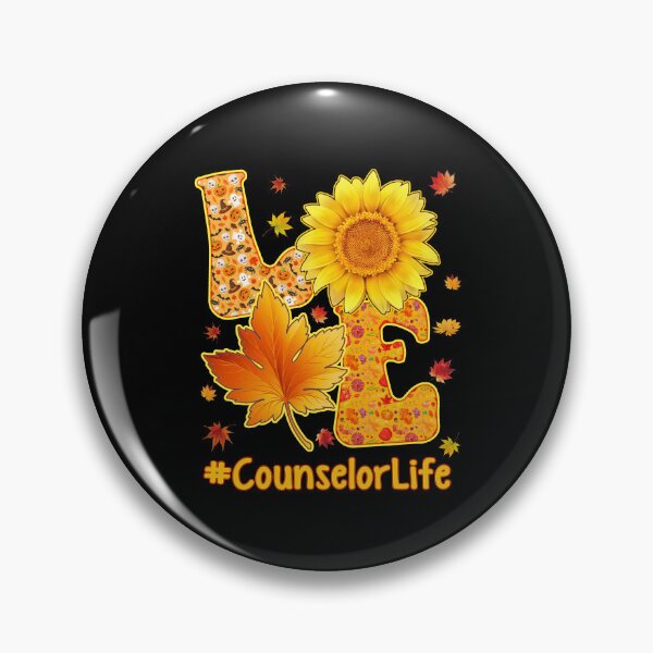 Item preview, Love Halloween Autumn Counselor Life funny cute fall thanksgiving pumpkin school designed and sold by elizabethdawnn.