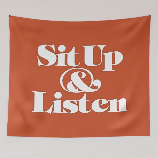 Item preview, Sit Up and Listen designed and sold by beastmustdie.