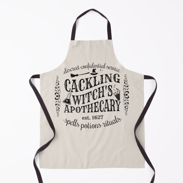 Item preview, Cackling Witch's Apothecary, Cool Halloween Design, One Of Matching Four Cream Color designed and sold by TrulyEpoque.