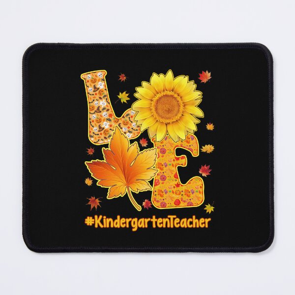 Item preview, Love Halloween Autumn Kindergarten Teacher funny cute fall thanksgiving pumpkin school designed and sold by elizabethdawnn.