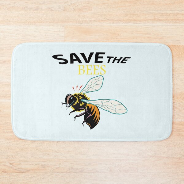 Item preview, Save the bees shits, save the bees phone cases, save the bees hats, save the bees shower curtain, save the bees backpack  designed and sold by Poussyarts.