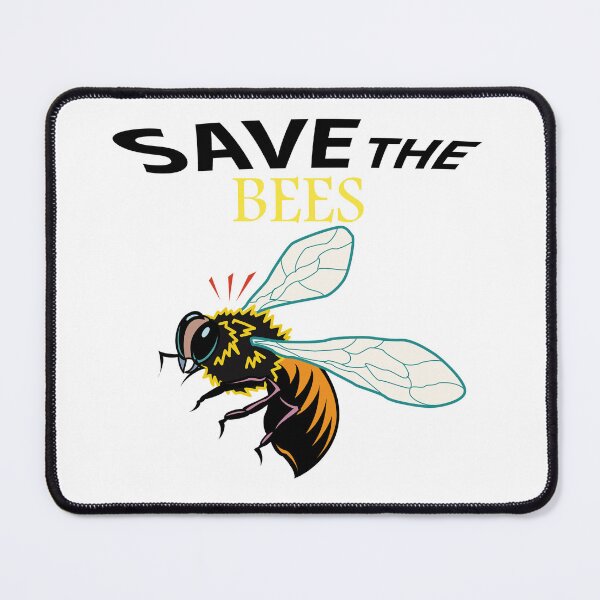 Item preview, Save the bees shits, save the bees phone cases, save the bees hats, save the bees shower curtain, save the bees backpack designed and sold by Poussyarts.