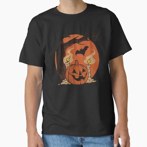 Aperçu de l'œuvre Scène de citrouille vintage Halloween créée et vendue par Pat Peterson.
