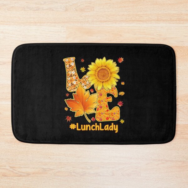 Item preview, Love Halloween Autumn Lunch Lady funny cute fall thanksgiving pumpkin school designed and sold by elizabethdawnn.