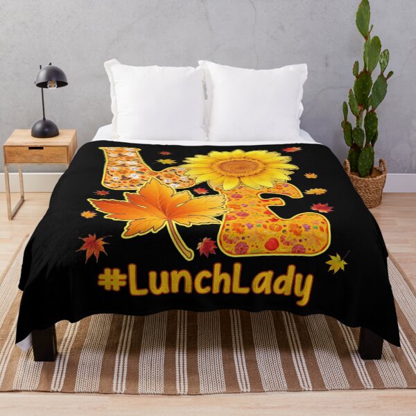 Item preview, Love Halloween Autumn Lunch Lady funny cute fall thanksgiving pumpkin school designed and sold by elizabethdawnn.
