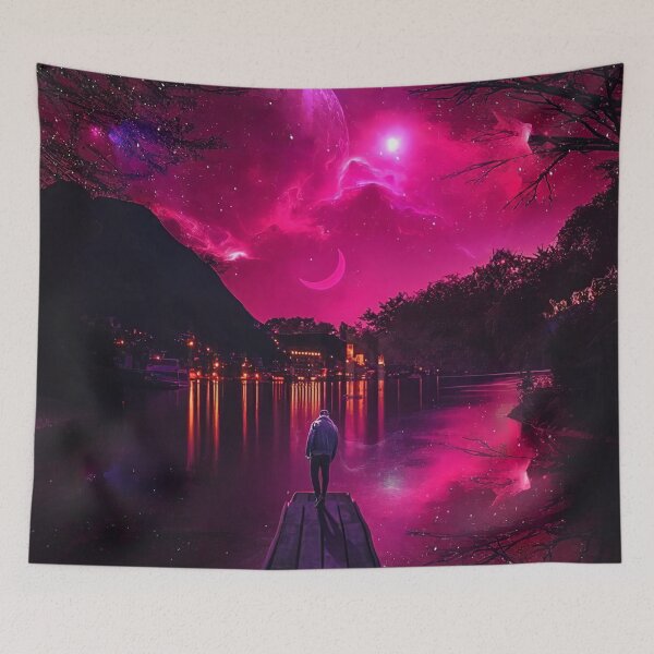 Item preview, Alone at the San Blas pier designed and sold by AdriTron.