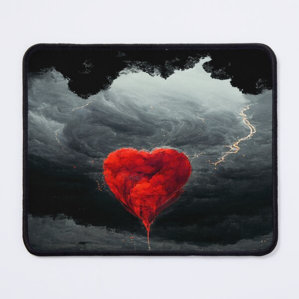 Item preview, Broken Heart in the Clouds /  Broken Hearts Unwind Designs designed and sold by Unwind-Art-Work.