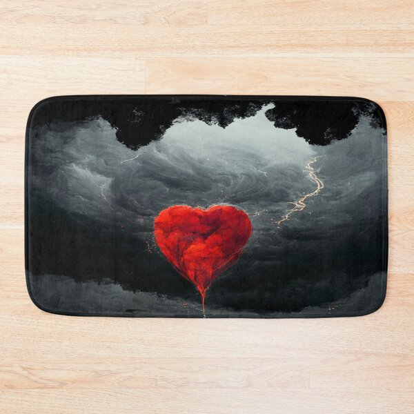 Item preview, Broken Heart in the Clouds /  Broken Hearts Unwind Designs designed and sold by Unwind-Art-Work.