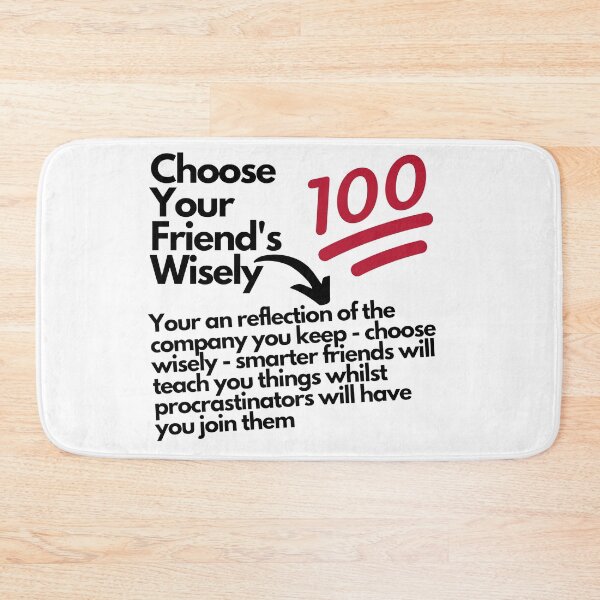 Item preview, Quotes - Choose Your Friend's Wisely designed and sold by TheHustla.