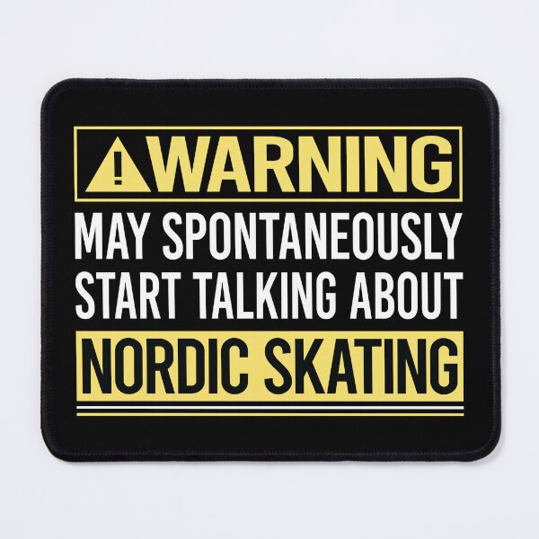 Item preview, Warning About Nordic Skating designed and sold by WrightTrouble.