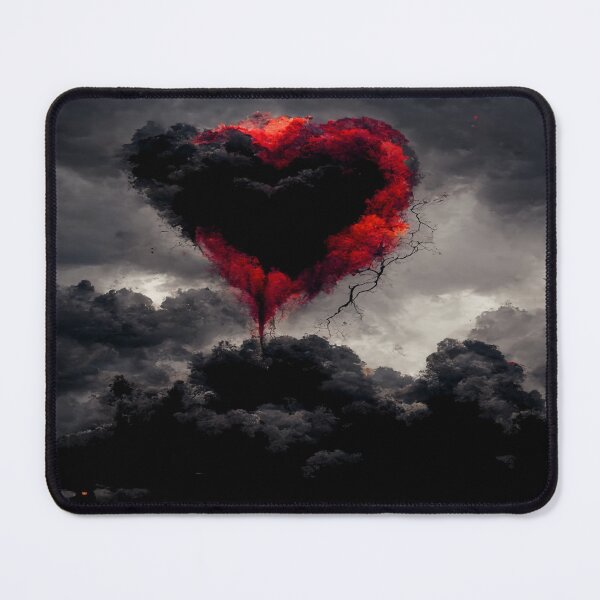 Item preview, Broken Heart in the Clouds /  Broken Hearts Unwind Designs designed and sold by Unwind-Art-Work.
