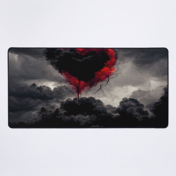 Item preview, Broken Heart in the Clouds /  Broken Hearts Unwind Designs designed and sold by Unwind-Art-Work.