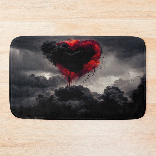 Item preview, Broken Heart in the Clouds /  Broken Hearts Unwind Designs designed and sold by Unwind-Art-Work.