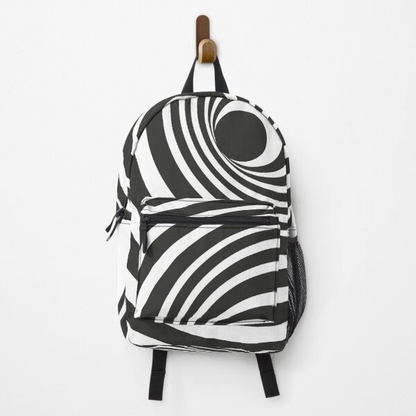 Aperçu de l'œuvre Top à rayures verticales noir et blanc créée et vendue par bobe1design.