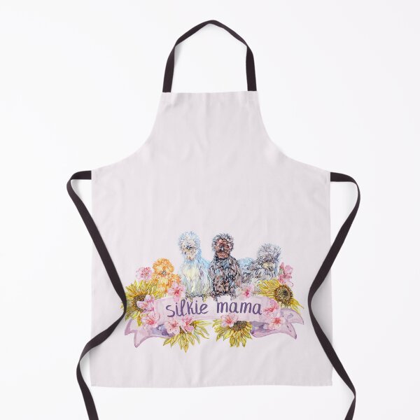 Item preview, Silkie Chicken Mama - Sunflowers and Spring Blossoms designed and sold by becca-boyce.