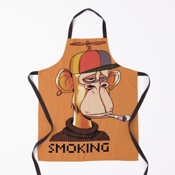 Item preview, NFT Monkey He smokes cigarettes Tshirt+stickers designed and sold by Yourt-shirtyou.
