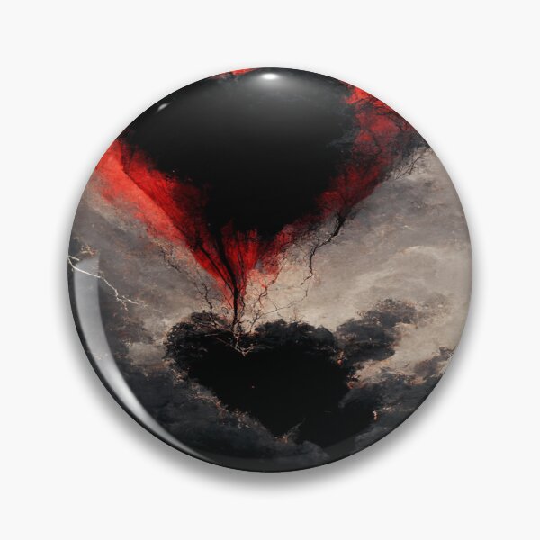Item preview, Broken Heart in the Clouds /  Broken Hearts Unwind Designs designed and sold by Unwind-Art-Work.