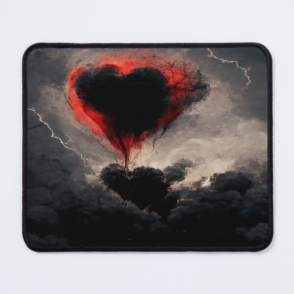 Item preview, Broken Heart in the Clouds /  Broken Hearts Unwind Designs designed and sold by Unwind-Art-Work.