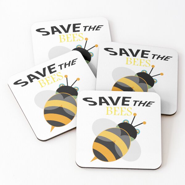 Item preview, Save the bees shits, save the bees phone cases, save the bees hats, save the bees shower curtain, save the bees backpack  designed and sold by Poussyarts.