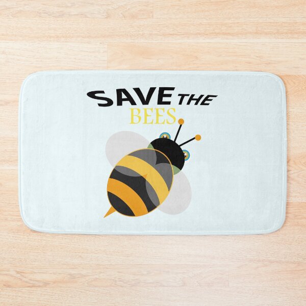 Item preview, Save the bees shits, save the bees phone cases, save the bees hats, save the bees shower curtain, save the bees backpack  designed and sold by Poussyarts.