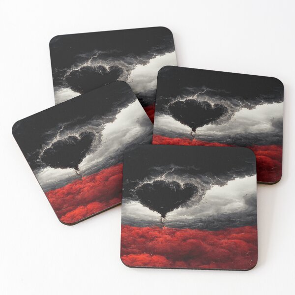 Item preview, Broken Heart in the Clouds /  Broken Hearts Unwind Designs designed and sold by Unwind-Art-Work.