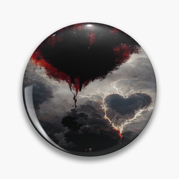 Item preview, Broken Heart in the Clouds /  Broken Hearts Unwind Designs designed and sold by Unwind-Art-Work.