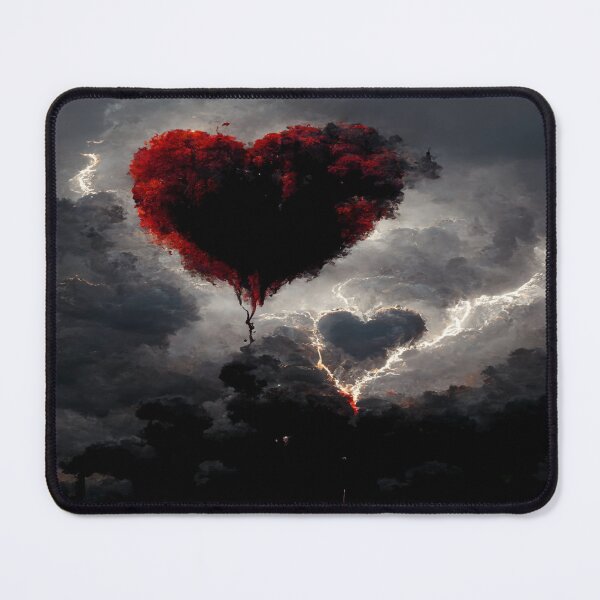 Item preview, Broken Heart in the Clouds /  Broken Hearts Unwind Designs designed and sold by Unwind-Art-Work.