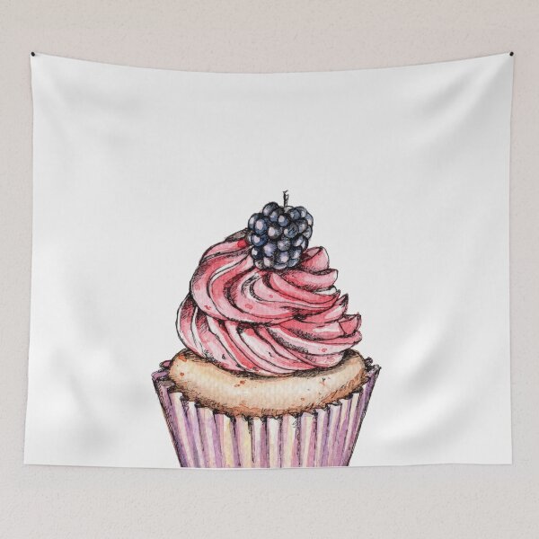 Item preview, Watercolor Cupcake designed and sold by Aishwarya Vohra.
