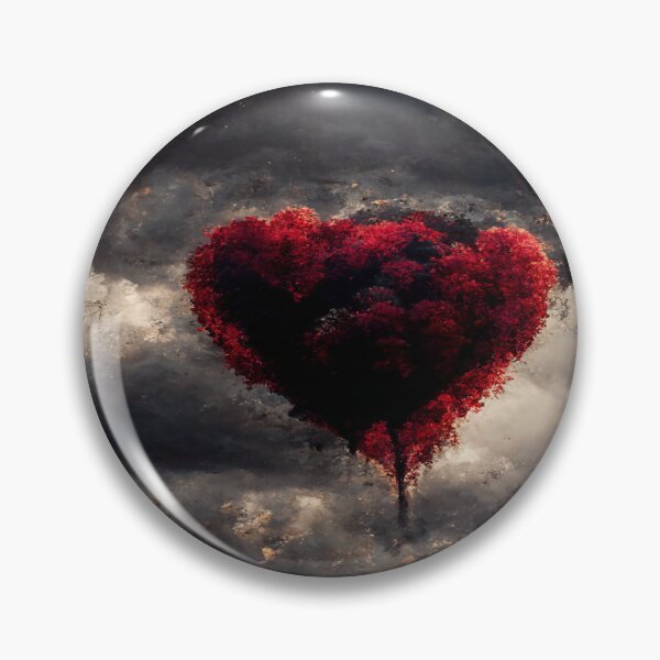 Item preview, Broken Heart in the Clouds /  Broken Hearts Unwind Designs designed and sold by Unwind-Art-Work.