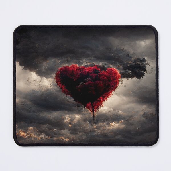Item preview, Broken Heart in the Clouds /  Broken Hearts Unwind Designs designed and sold by Unwind-Art-Work.