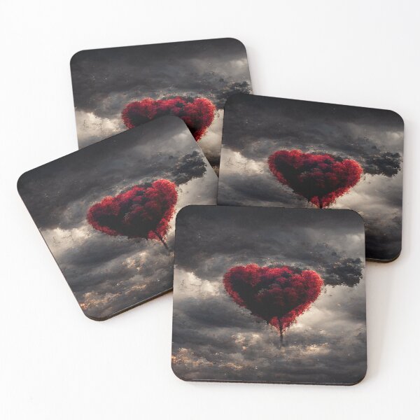 Item preview, Broken Heart in the Clouds /  Broken Hearts Unwind Designs designed and sold by Unwind-Art-Work.
