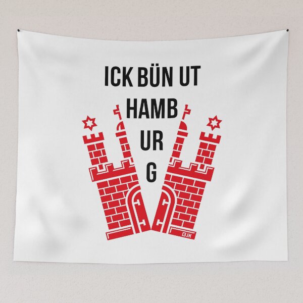 Item preview, Ick Bün Ut Hamburg (Low German / coat of arms) designed and sold by Roderix.