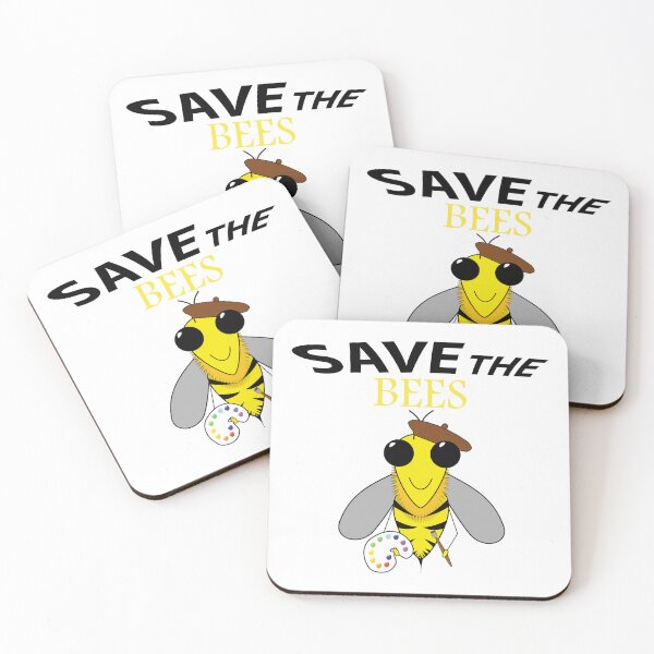 Item preview,  Save the bees shits, save the bees phone cases, save the bees hats, save the bees shower curtain, save the bees backpack  designed and sold by Poussyarts.