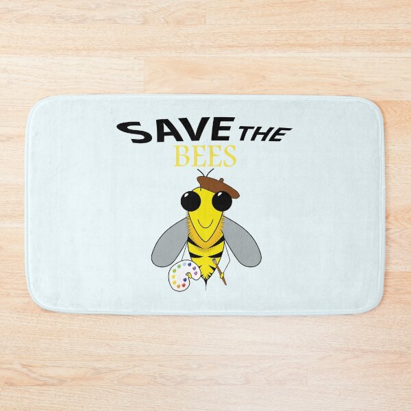 Item preview,  Save the bees shits, save the bees phone cases, save the bees hats, save the bees shower curtain, save the bees backpack  designed and sold by Poussyarts.