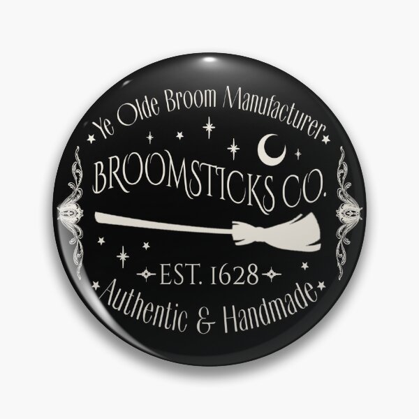 Item preview, Broomsticks Co, Cool Halloween Design, One Of Matching Four  designed and sold by TrulyEpoque.