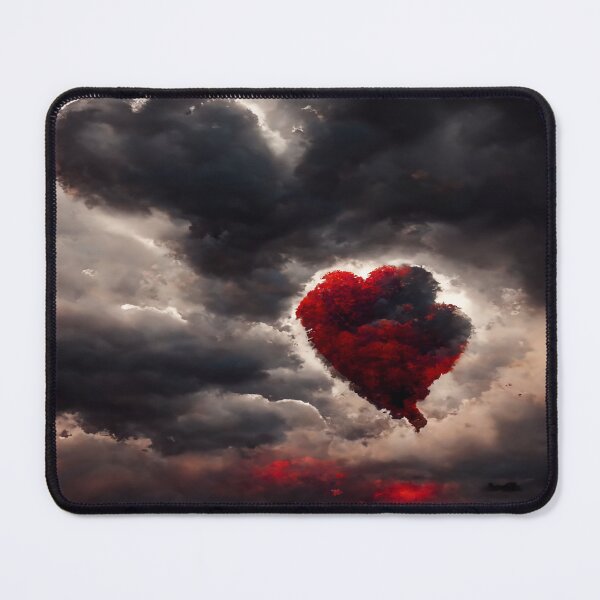 Item preview, Broken Heart in the Clouds /  Broken Hearts Unwind Designs designed and sold by Unwind-Art-Work.