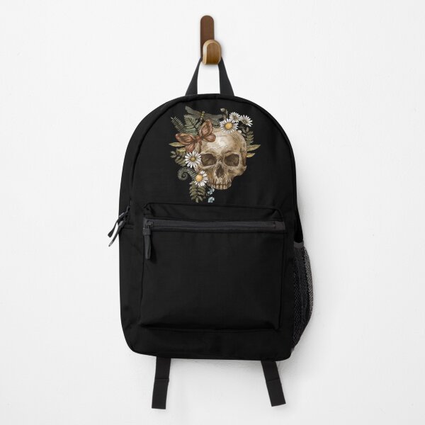 Item preview, Skull with Flowers designed and sold by VirtualFaries.
