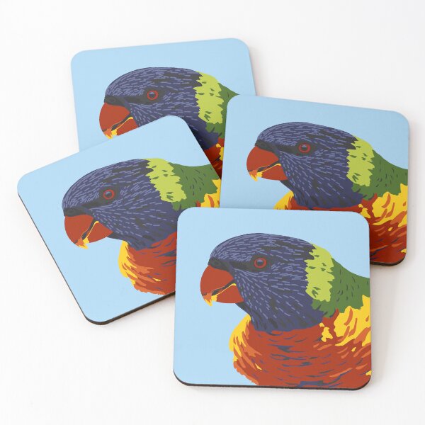 Item preview, Rainbow Lorikeet Portrait designed and sold by GeoCreate.