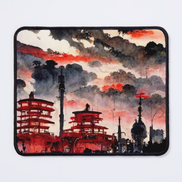 Item preview, Watercolor view Ueno Park Tokyo Asakusa designed and sold by Mirochan80.